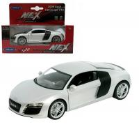 Welly Машинка Audi R8 V10 2009 белый 43633W-W