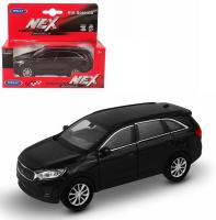 Welly Машинка Kia Sorento металл 43710W-B черный