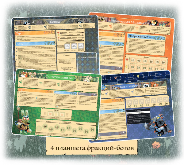 Настольная игра Корни: Механизмы
